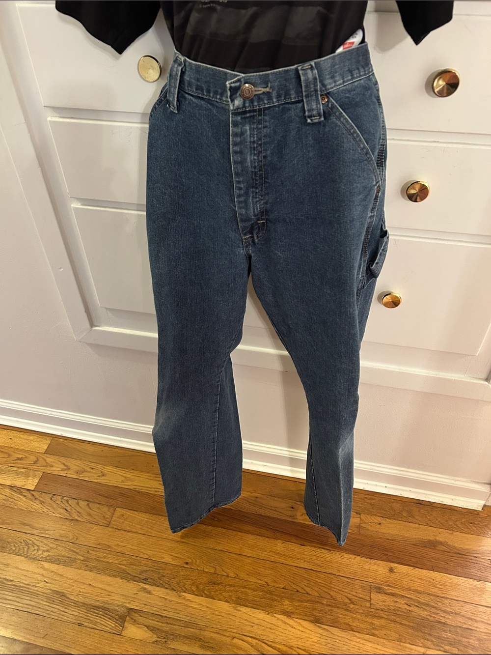 Classic carpenter Men's Blue Denim Jeans - Relaxed Fit